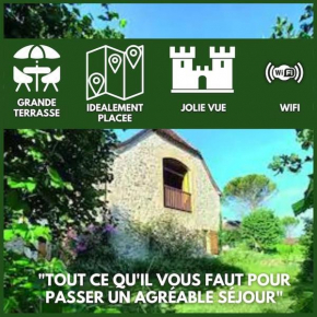 La Sagnarde, Maison en pierre, Loubressac